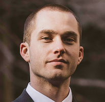 Thomas Whitfield, handelsanalytiker och kryptomarknadsexpert, porträtt